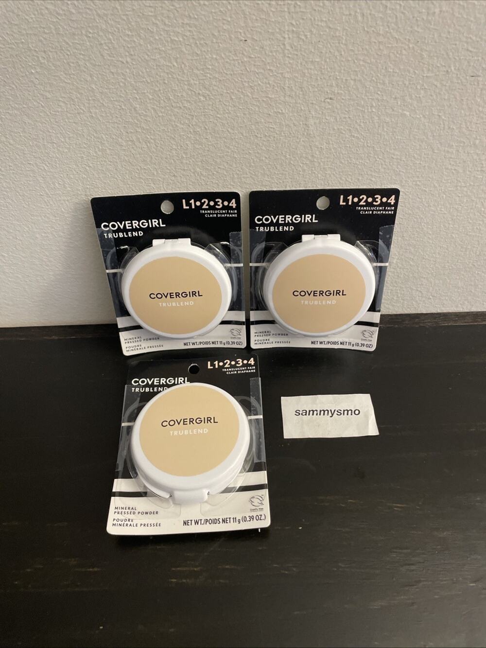 Covergirl Trublend Mineral Pressed Powder L 1 2 3 4 Translucent Fair x3